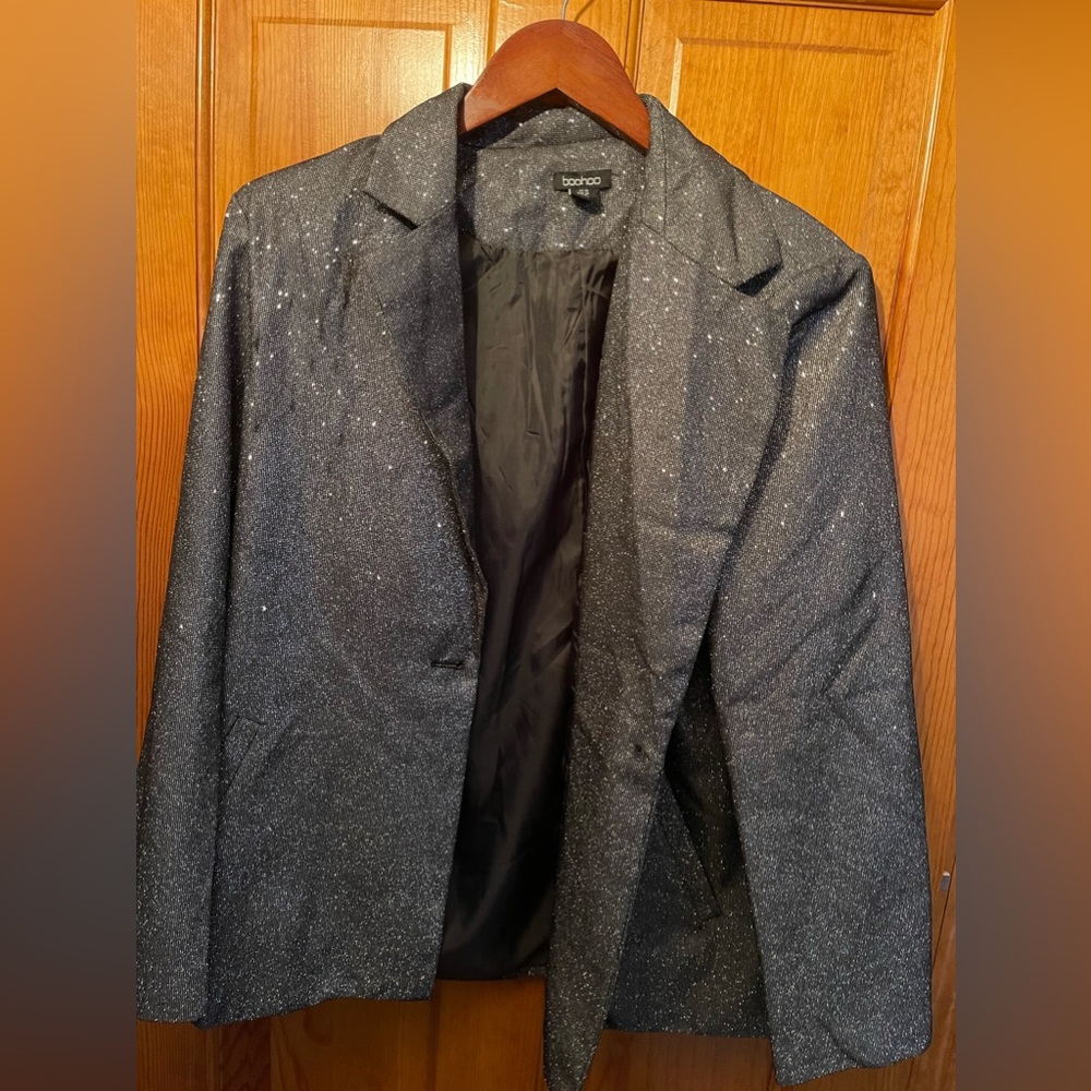 Sparkly Oversized Blazer